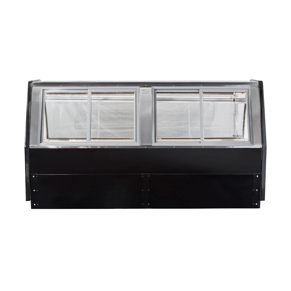 Howard-McCray SC-CMS40E-6C-BE-LED 76" Single Duty Curved Refrigerated Meat Display Case