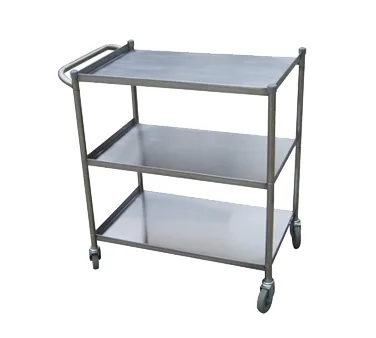 Turbo Air TBUS-1828, 304 Stainless Steel Utility Cart w/ 3 Shelves (18" x 28")