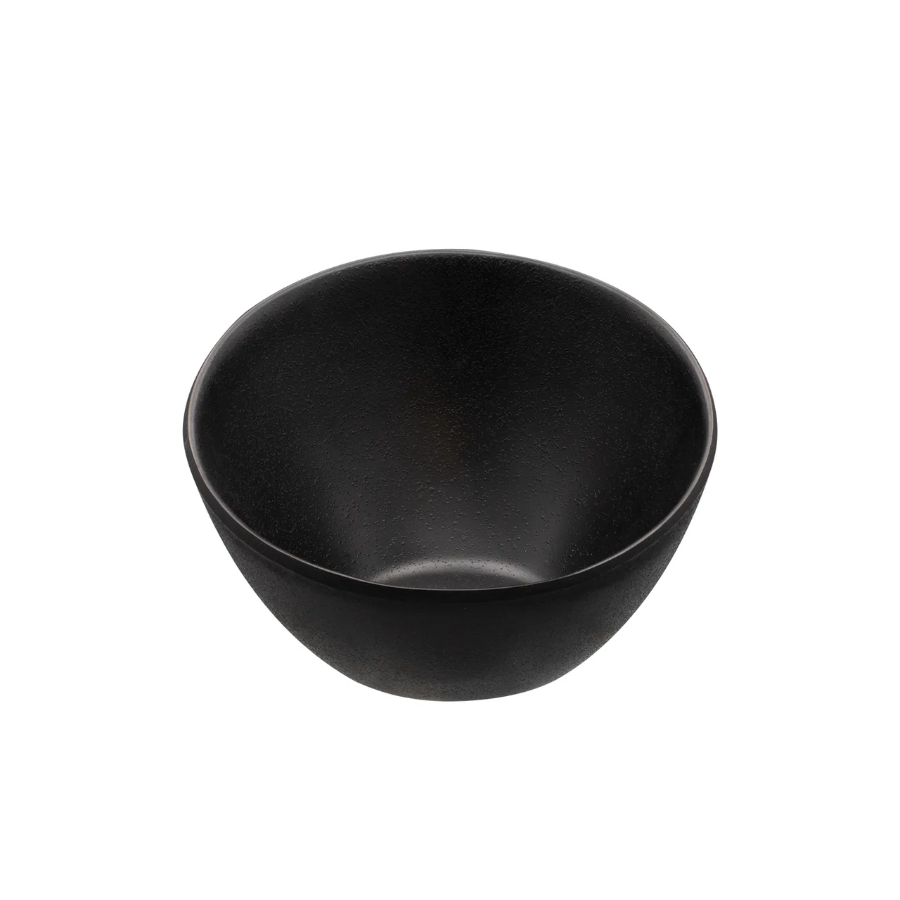 CAC China XBRW-SB5 - Matte Black Brunswick Bowl, 7oz, 5-1/4"W x 5"D x 3-1/2"H, Slanted, 1 Dozen