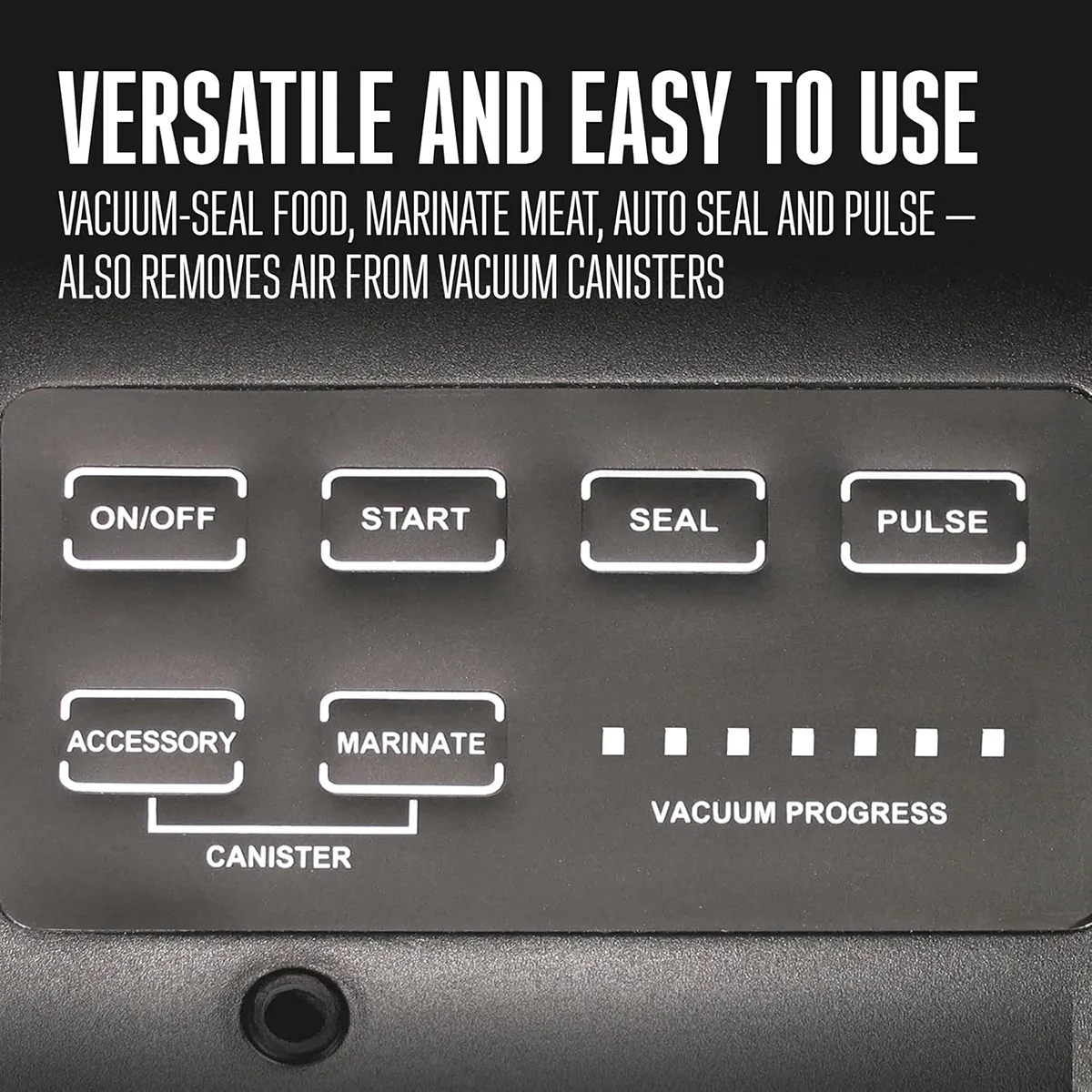 Hamilton Beach 65-0501-W Weston Countertop Professional Advantage External Vacuum Sealer with 11" Seal Bar
