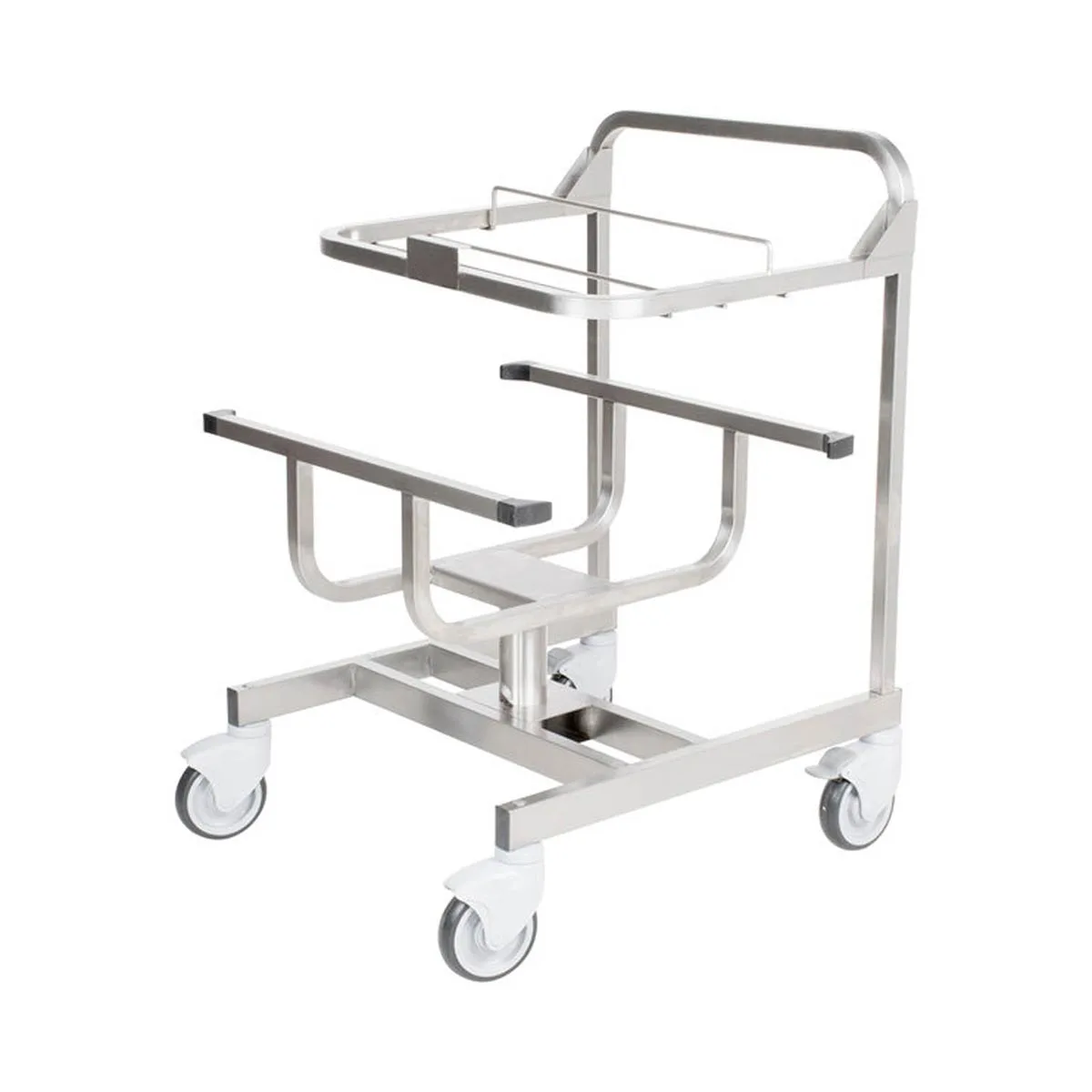 Robot Coupe 49066 Stainless Steel Trolley / Pan Cart holds (3) GN 1/1