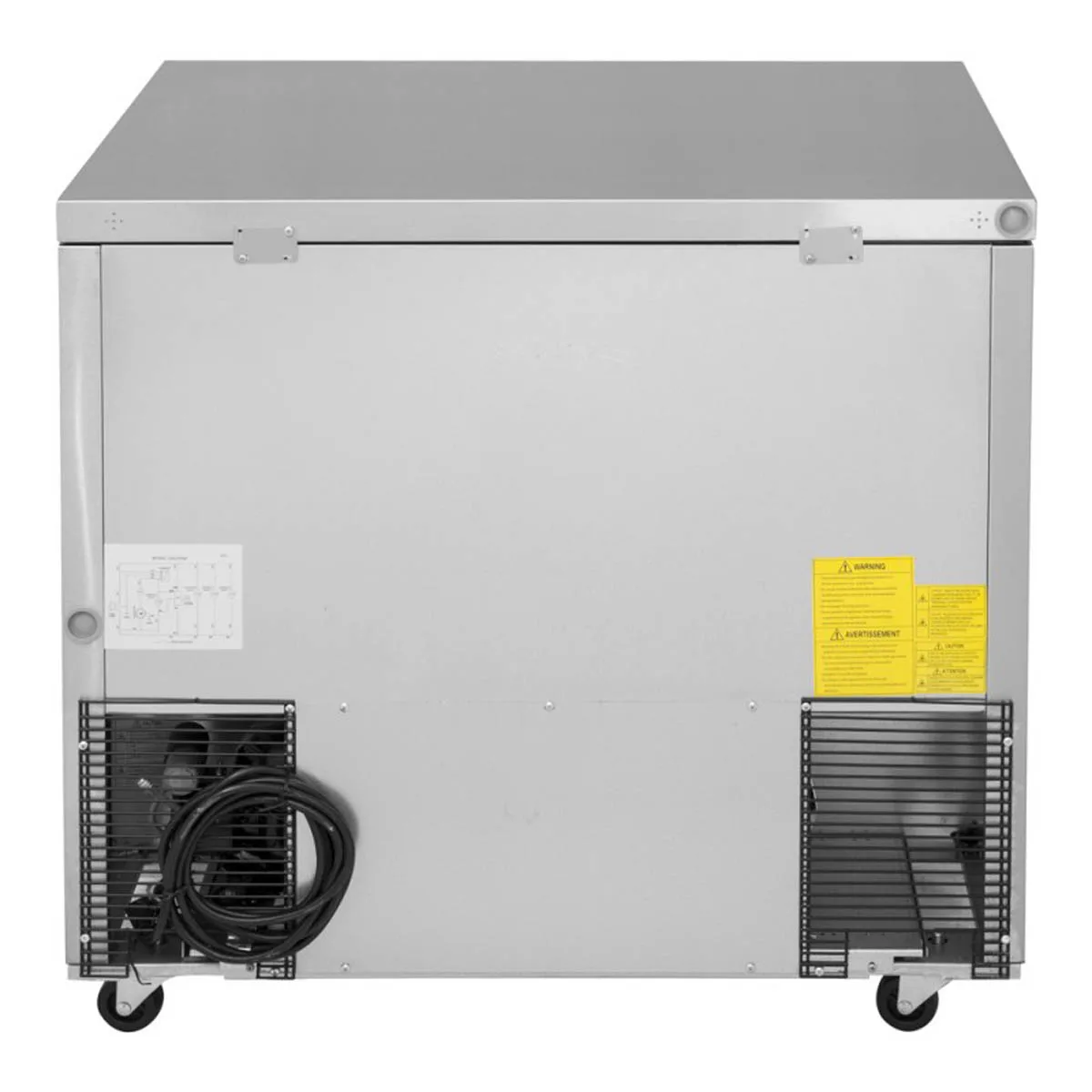 Turbo Air MUR-36L-N6 36" 2-Section Undercounter Refrigerator w/ 2 Doors, 8.36 cu. ft.