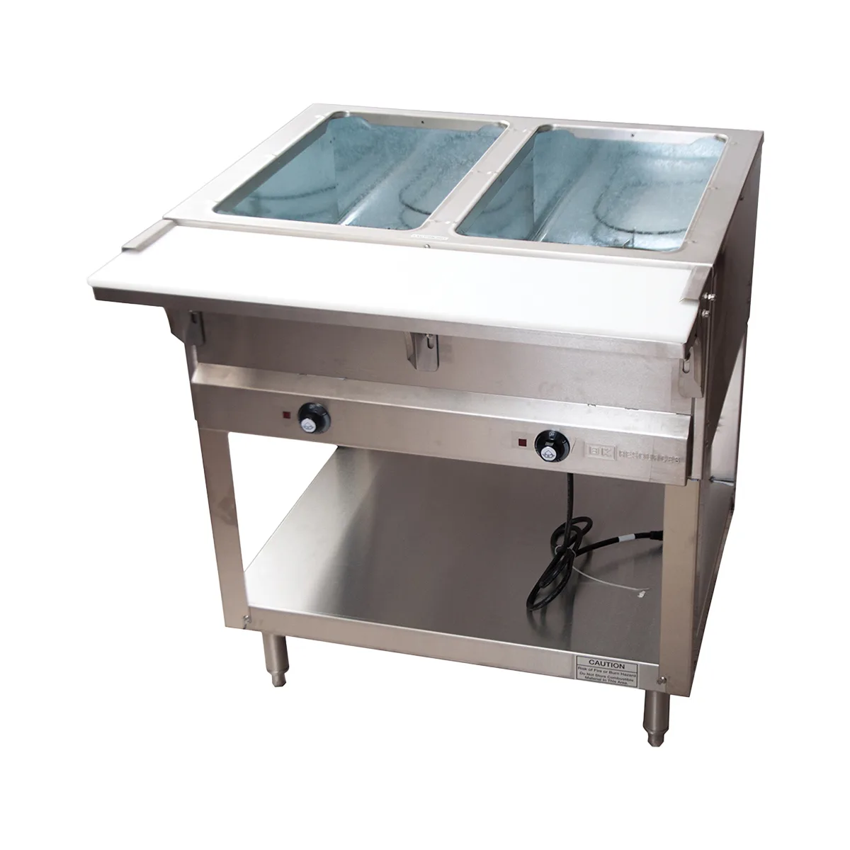 BK Resources STESW-2-120 30" Electric Steam Table, (2) Pan Sealed Wells