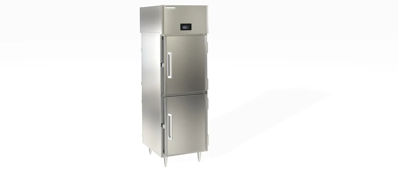 Delfield DSLHPT1-SH 1-Section 4-Door Solid Heated Holding Cabinet, 23.7 cu ft, Stainless Steel