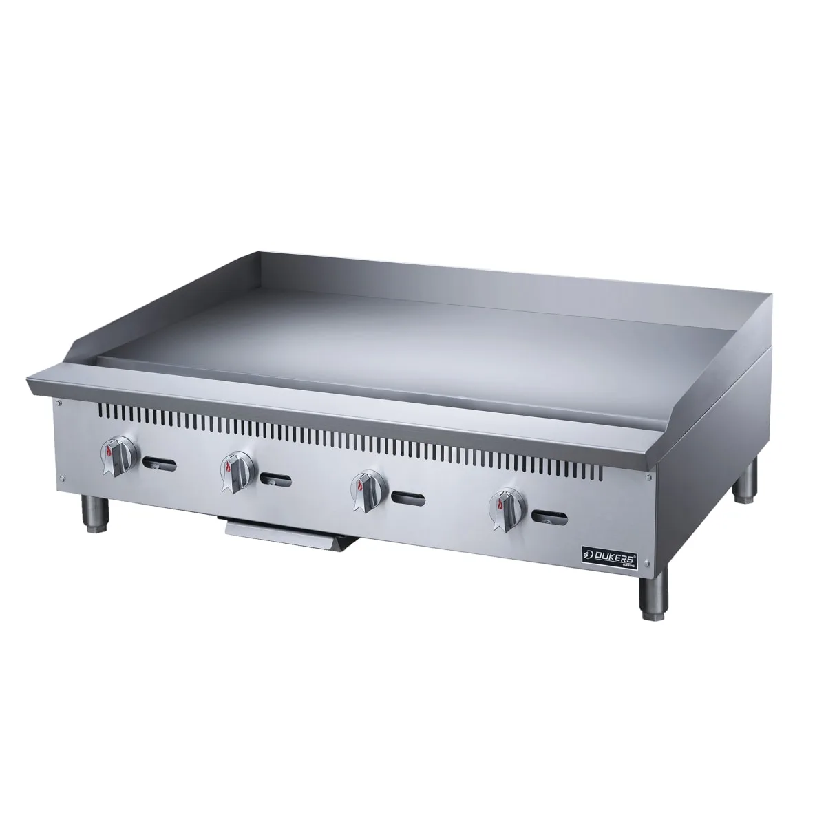 Dukers DCGM48 48" Gas Griddle w/ Manual Controls - 3/4" Steel Plate, Convertible
