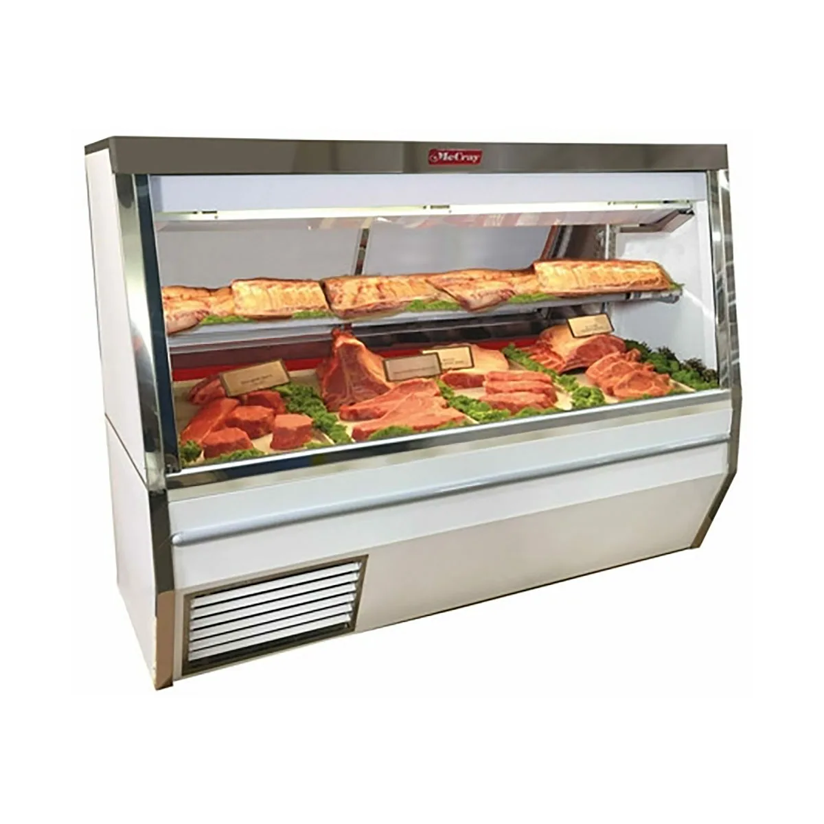 Howard-McCray SC-CMS34N-10-S-LED 120" Double Duty Flat Refrigerated Meat Display Case