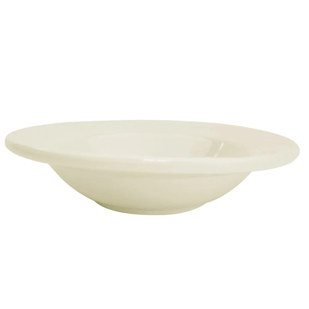CAC China GAD-10 Grapefruit Bowl, 11-1/2 oz., 6-3/8" dia., Bone White Porcelain, 1 Dozen
