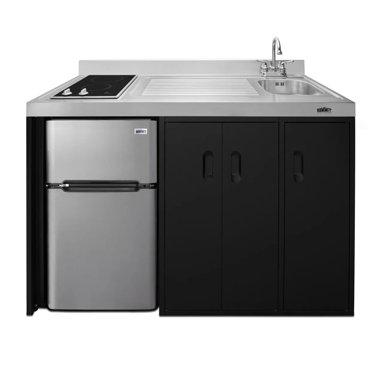 Summit CK54SINKR All-In-One Kitchenette, 54"W X 23.75"D X 39.5"H