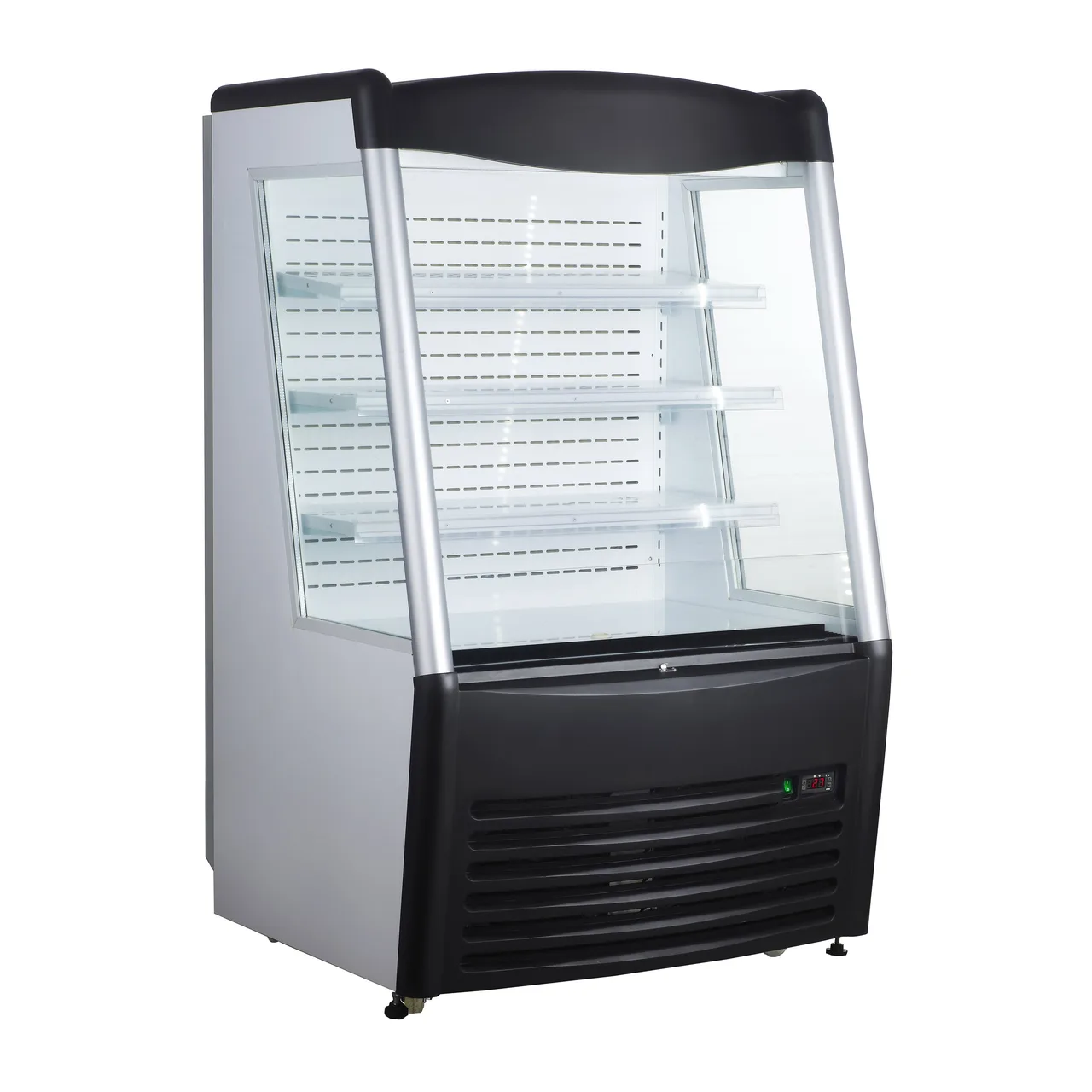 Black Diamond BDVACM-320 36" Vertical Air Curtain Merchandiser in Black, 3 Shelves, 11 cu. ft.