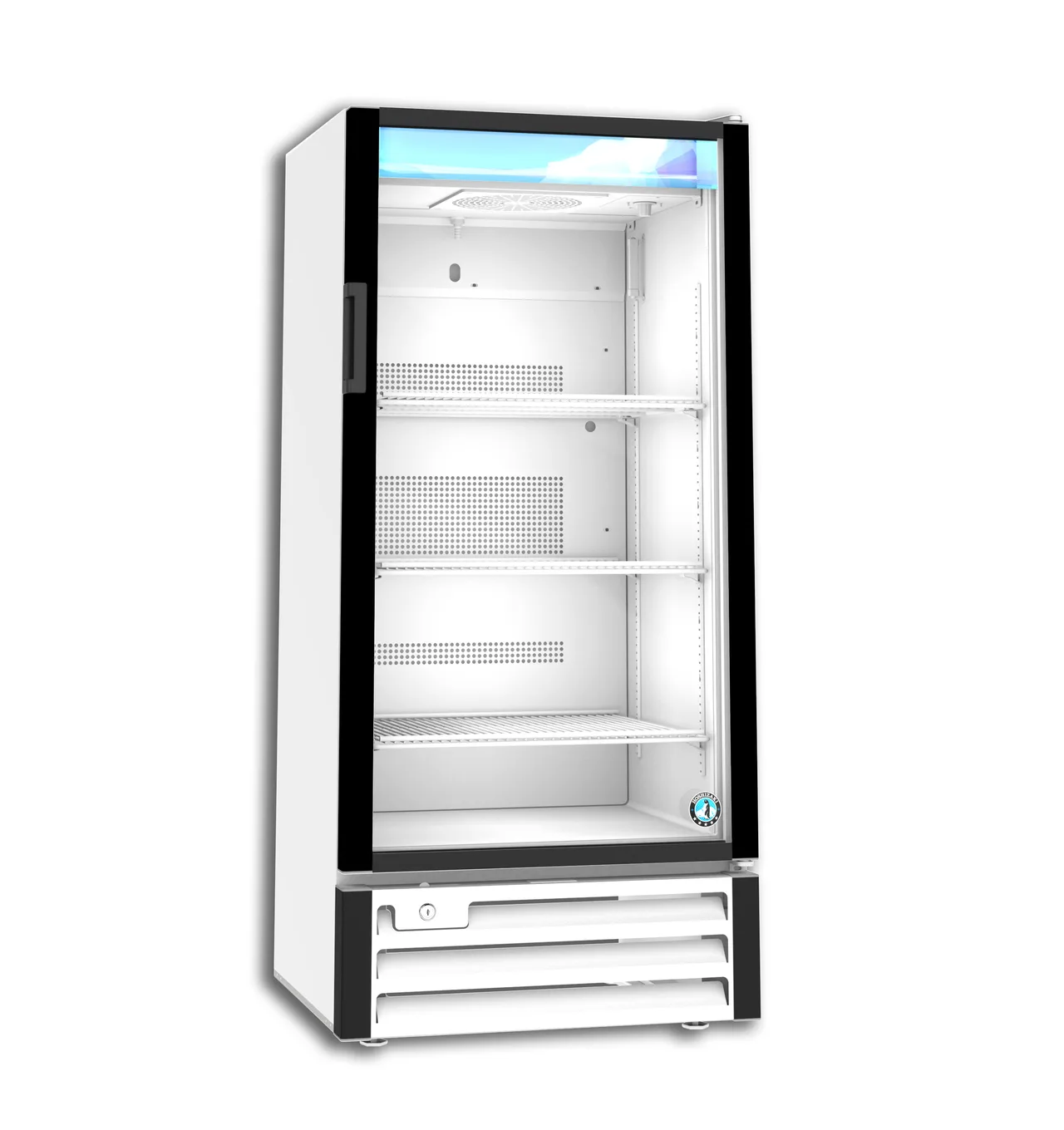 Hoshizaki RM-10-HC-WHT - 25" White Glass Door Refrigerator, 8.75 cu ft, LED Lighting, ENERGY STAR®