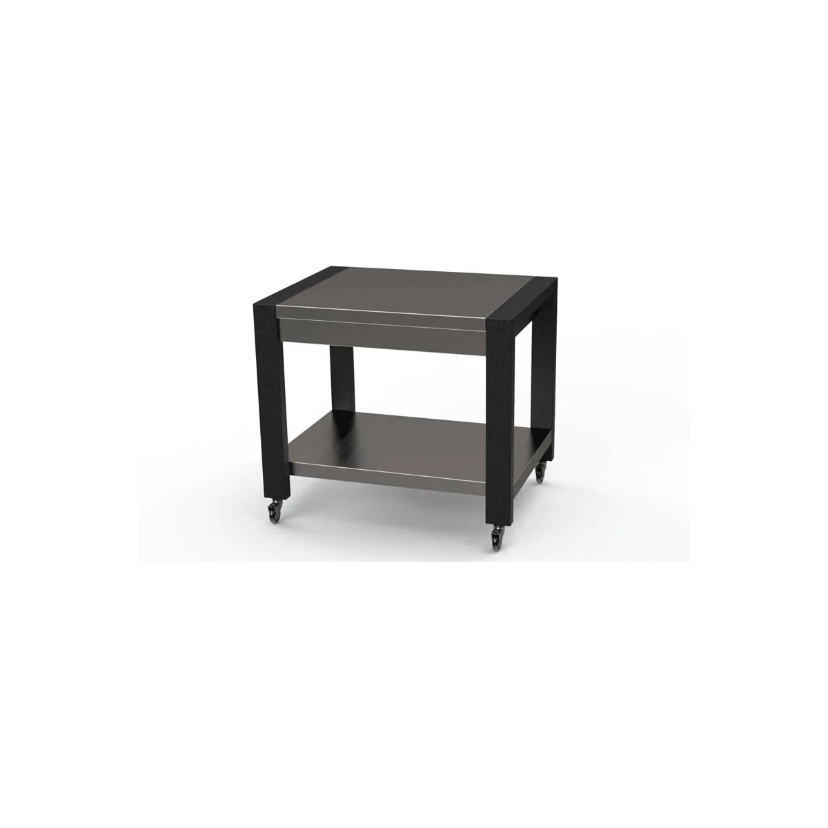 Lakeside 160143 42" Mobile Modular Traveler Serving Table, Stainless Steel Top and Undershelf