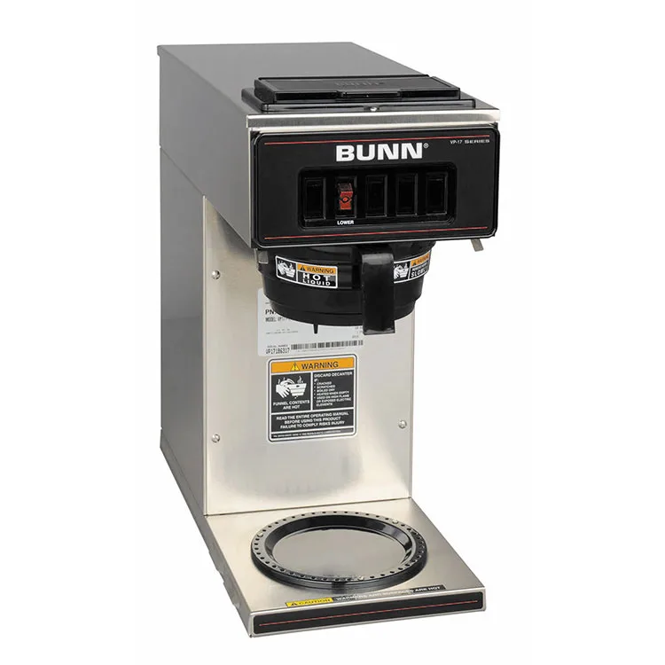 BUNN 13300.0001 Manual Water Fill Coffee Brewer for Decanters Without Hot Water Faucet, Single
