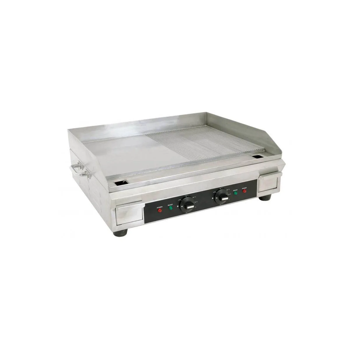 Omcan USA 41373 24" Countertop Electric Griddle with 24" x 16" Surface, Thermostatic Controls, 220v/1ph