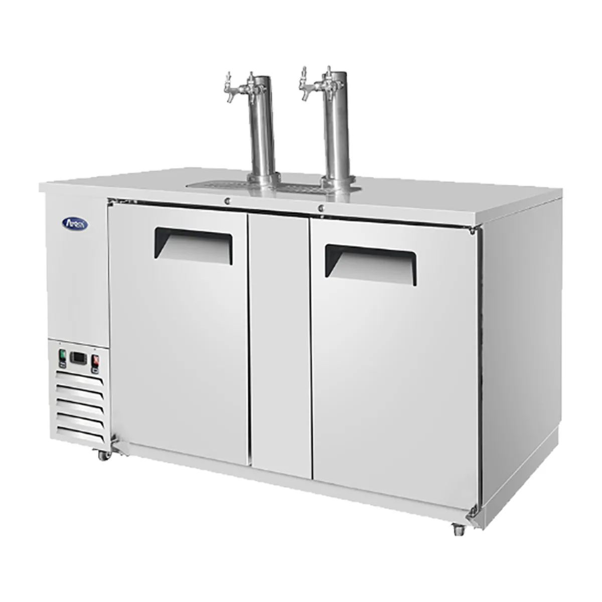Atosa USA MKC68GR 68" 2 Towers Draft Beer Cooler Dispenser, 21.5 cu. ft.