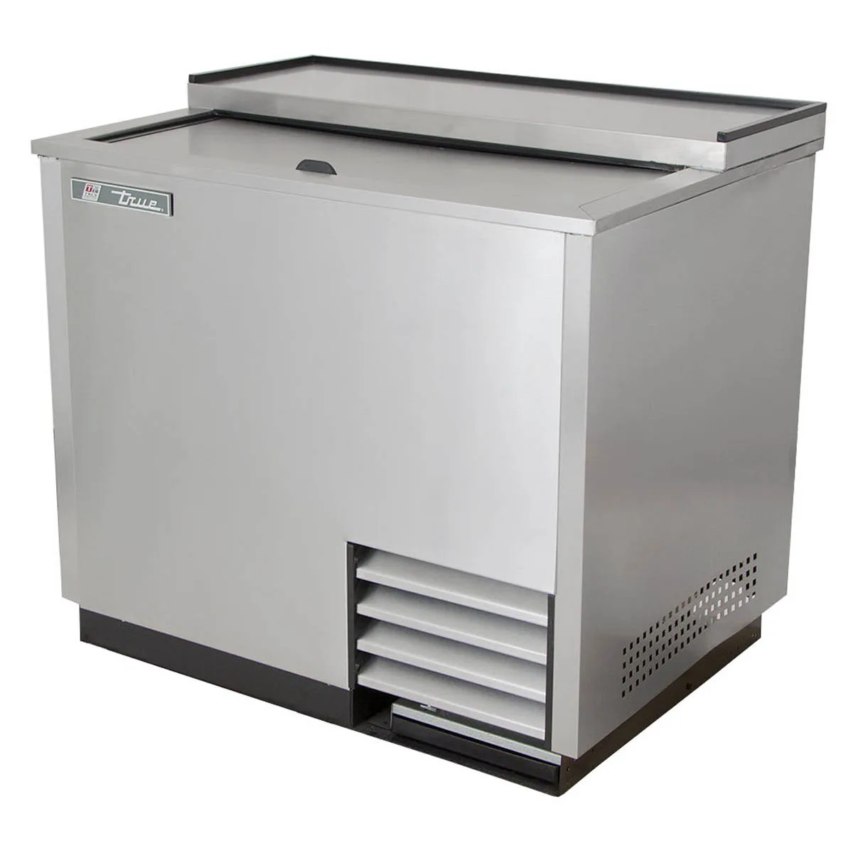True T-36-GC-S-HC 36" Stainless Glass & Plate Chiller, 180 Mugs Capacity