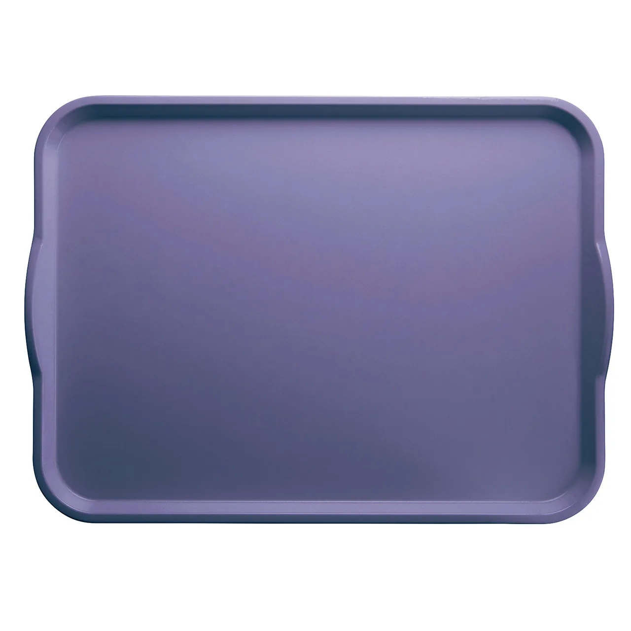 Cambro 1520H551 Camtray Rectangular Tray, 15" x 20", Purple Fiberglass with Handles, NSF