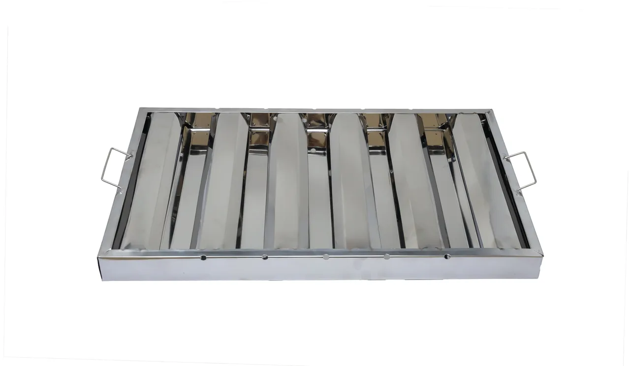 Omcan USA 34836 Stainless Steel Range Hood Filter, 16" H x 25" W x 2" Thick, Heavy-Duty Construction