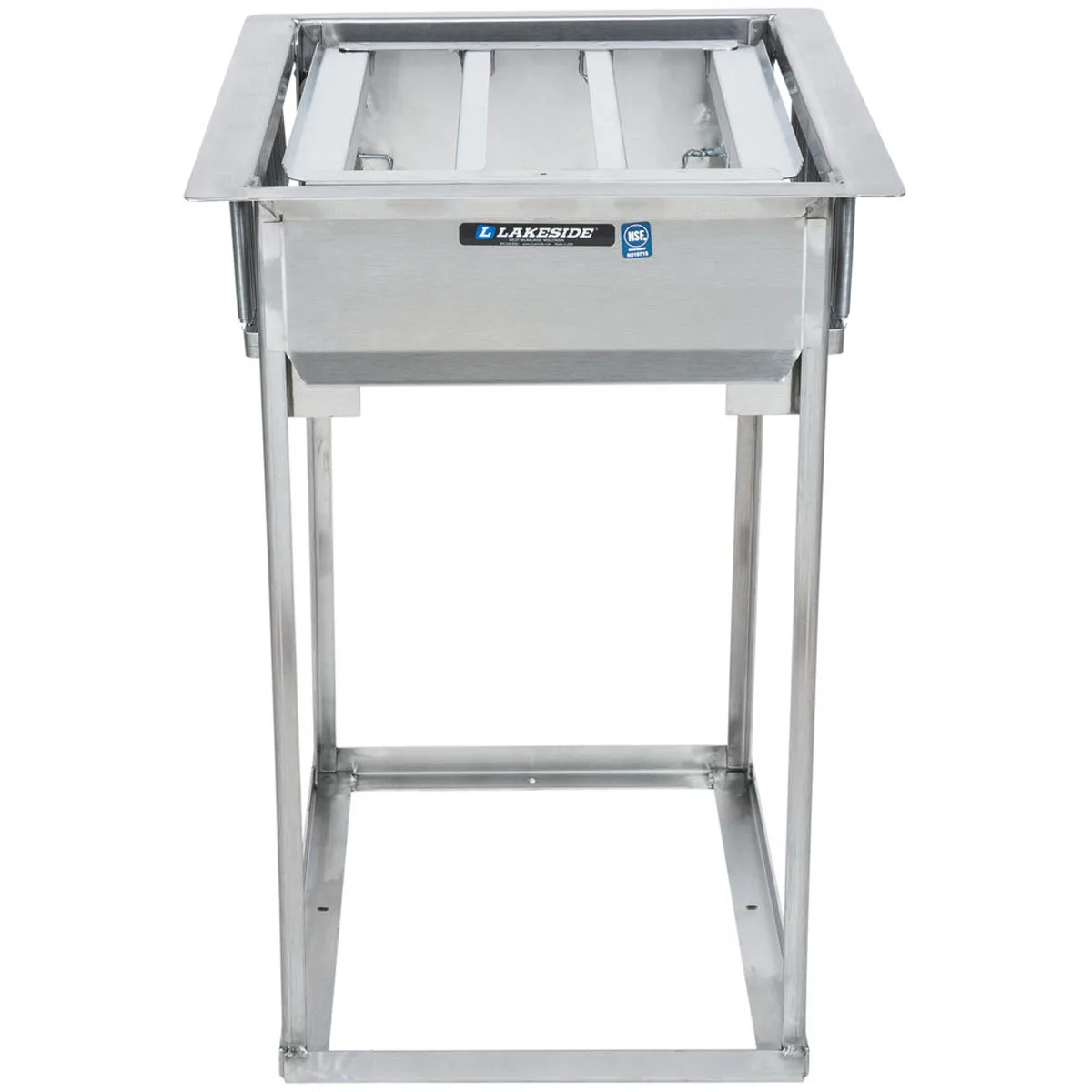 Lakeside 976 Tray Dispenser, Single, Drop-In, Self-Leveling, Open Frame