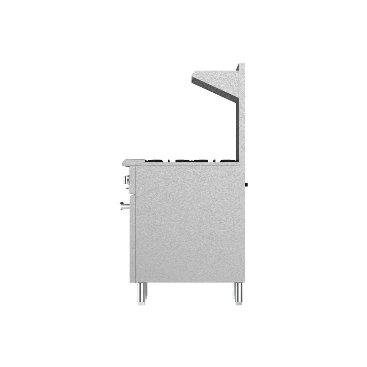 Serv-Ware SS-SGR-6B 36" Natural Gas Restaurant Range w/ (6) Open Burners, (1) Oven, 185.000 BTU