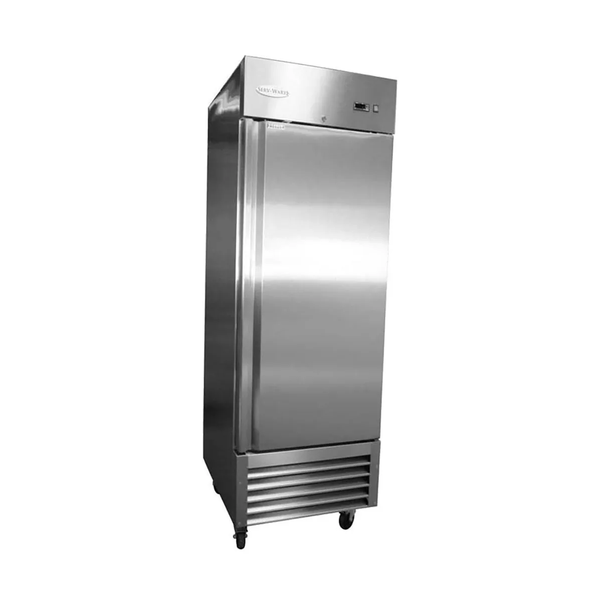 Serv-Ware RF1-HC 27" 1-Solid Door Reach-In Freezer, Bottom Mount, 23 cu. ft., Stainless Steel