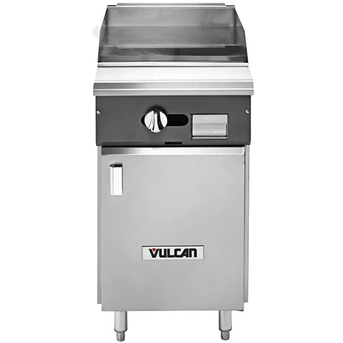 Vulcan VGT18 18" Gas Heavy Duty Range, 18" Full Griddle w/ Thermostatic Controls, Modular Base, 30.000 BTU