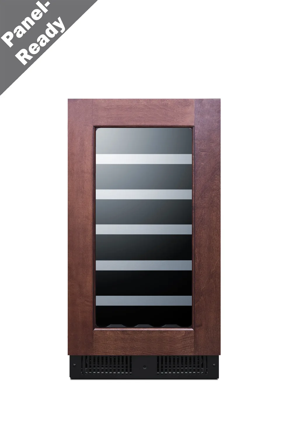 Summit CL18WCPNR - Undercounter Wine Cellar, 3.25 cu ft., 17.75" D, 16-23" W, Black finish, lock