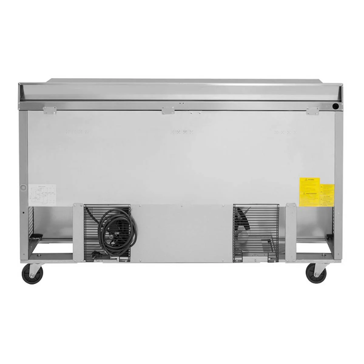 Turbo Air TWR-60SD-D2-N 60" 2-Section Worktop Refrigerator w/ 1 Door & 2 Drawers, 16 cu. ft.