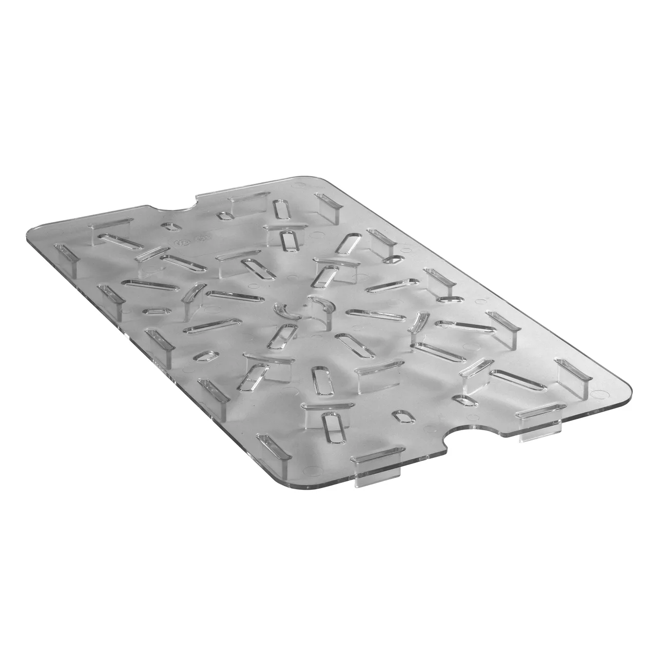 Cambro 1218DSCW135 Drain Shelf, Fits 12" x 18" Food Boxes, Polycarbonate, NSF