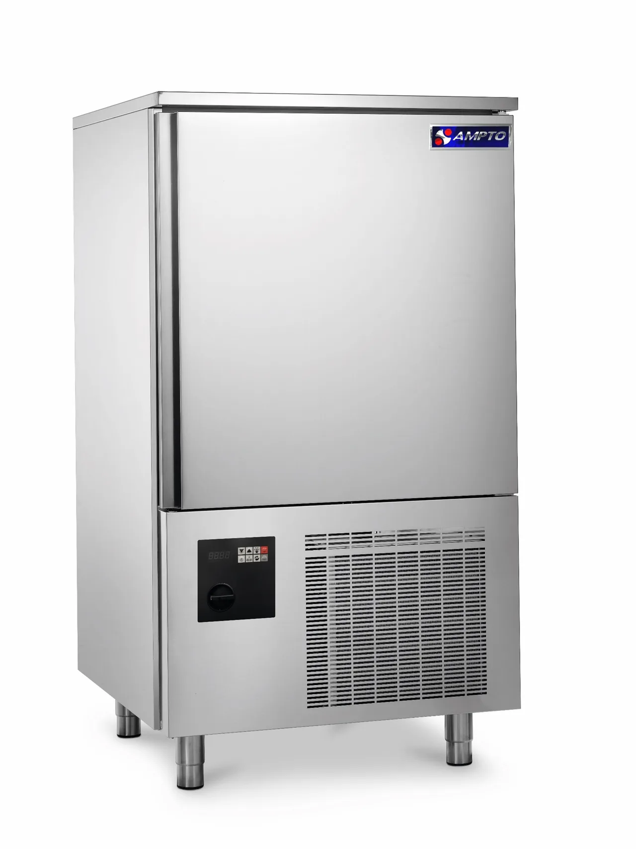 AMPTO ABT-10US 34" Reach in Blast Chiller/ Freezer, 10 Pans, 48 lbs Freeze / 75 lbs Chill Capacity