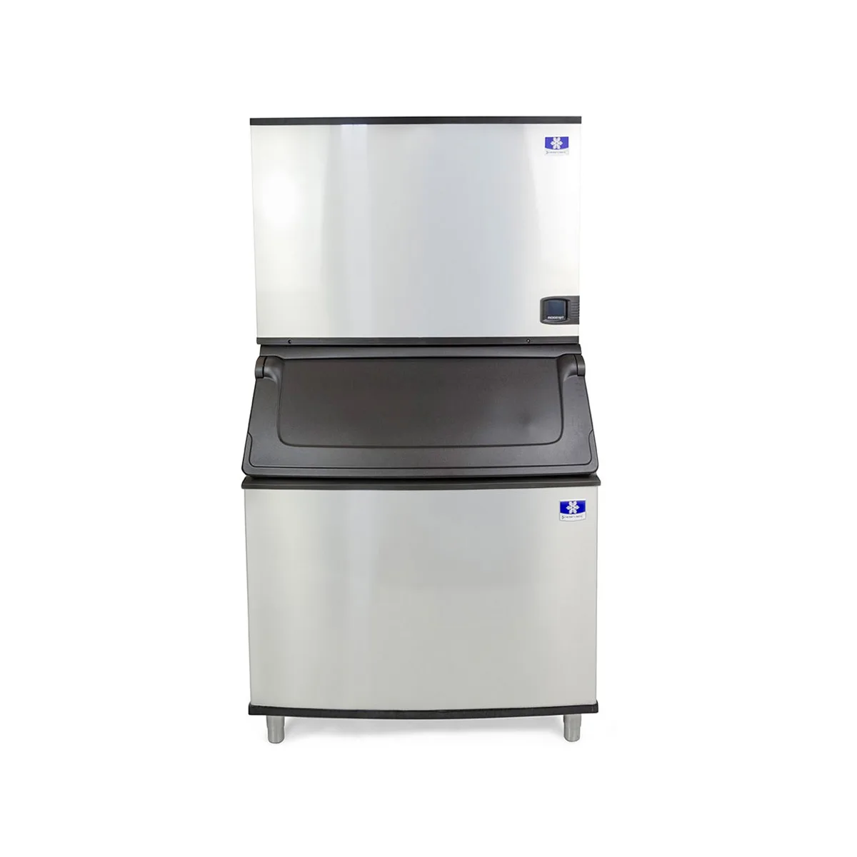 Manitowoc IDT1500A/D970 Air Cooled Full Cube 1800 lb Ice Machine with Bin, 882 lb Storage