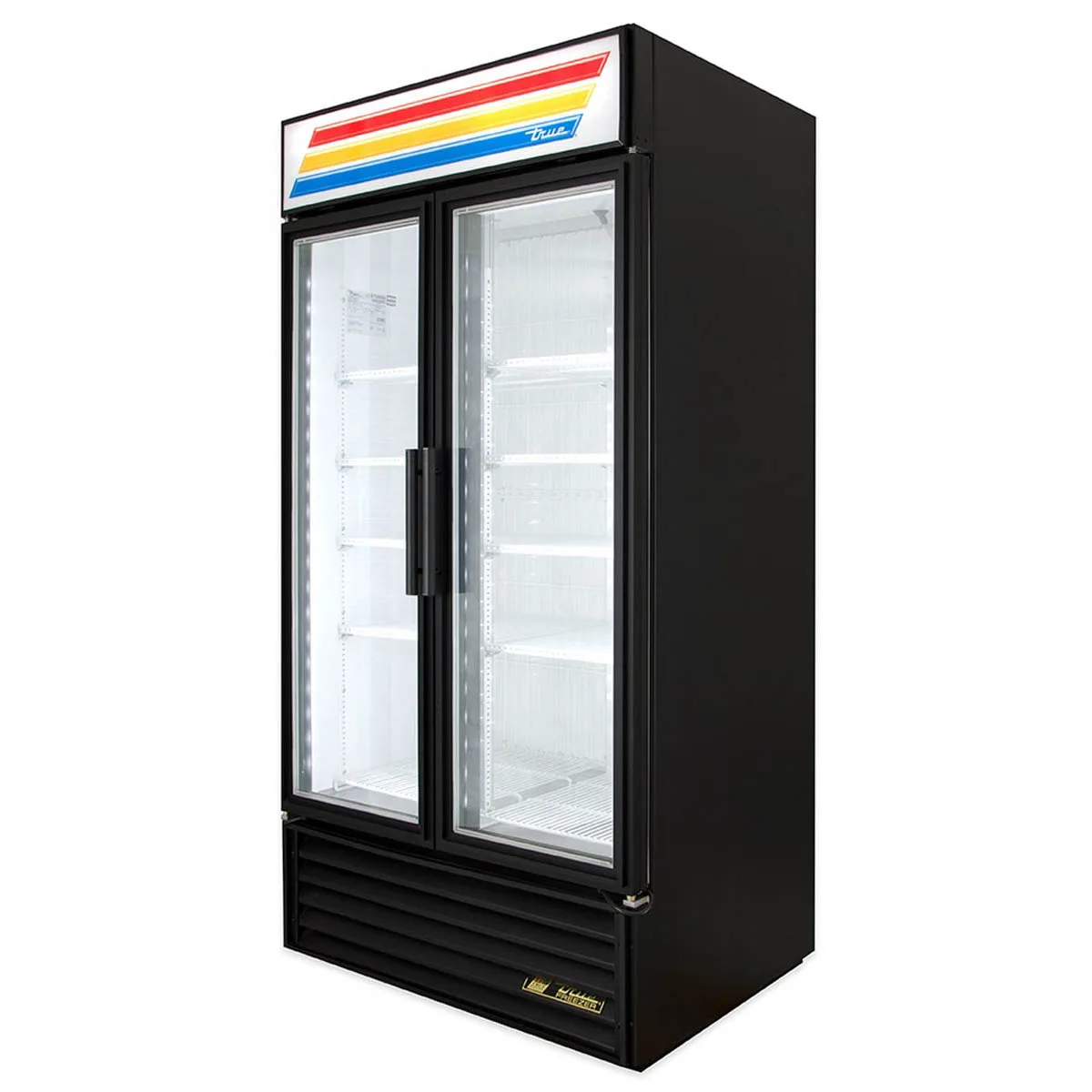 True GDM-35F~TSL01 39" 2 Glass Swing Door Merchandiser Freezer in White