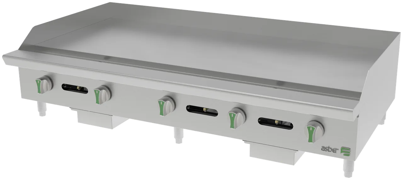 Asber AEMG 60 EM Countertop Gas Griddle / Hotplate