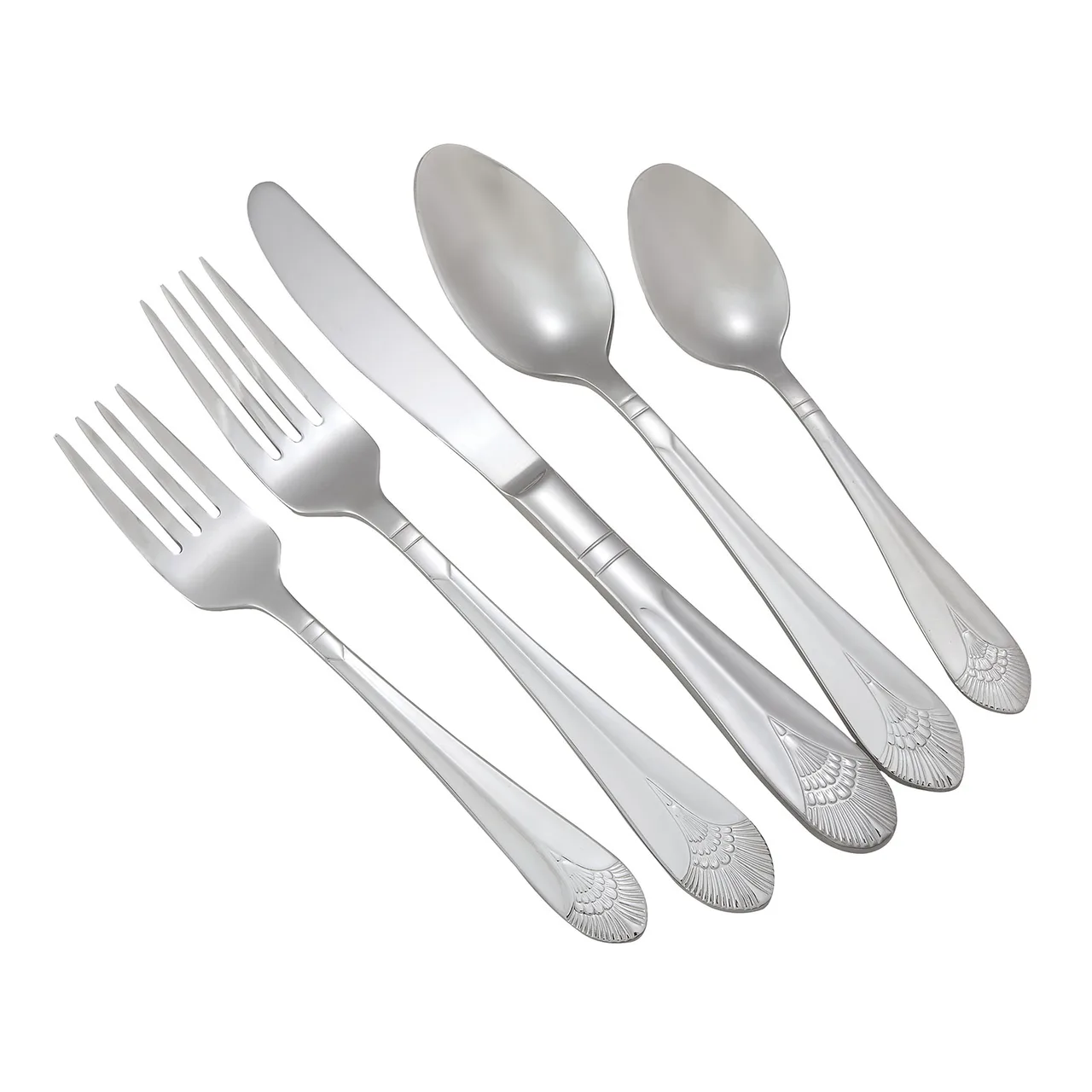 Winco 0031-11 Dinner Fork, 8" Peacock Mirror Finish, 18/8 Stainless Steel, 8" Length - 1 Dozen