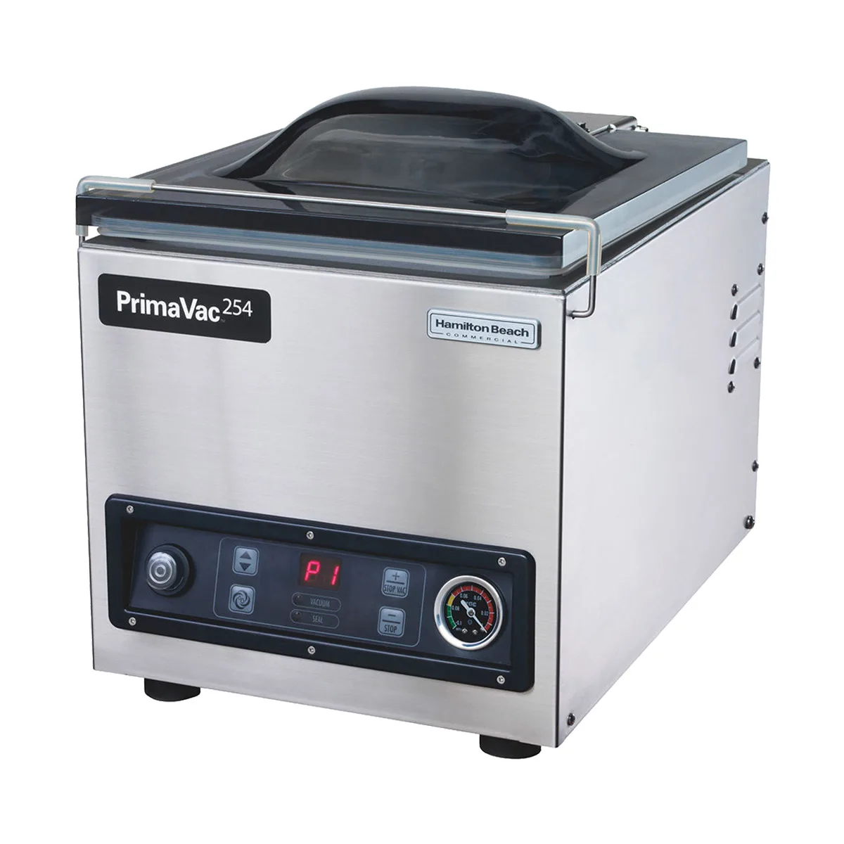 Hamilton Beach HVC254 PrimaVac Countertop Chamber Vacuum Packaging Machine with 10" Single Seal Bar