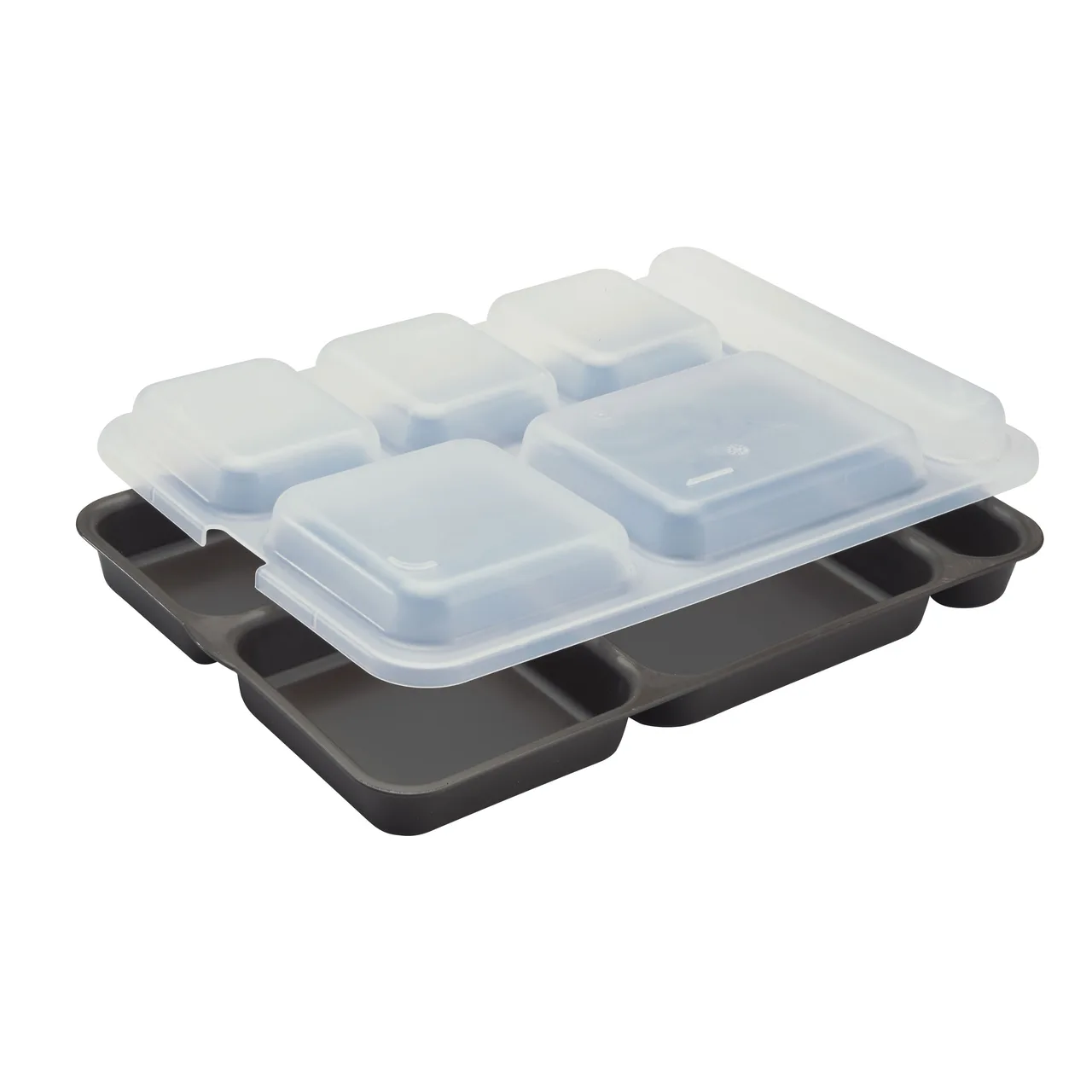 Cambro 10146DCPC190 Tray Lid – Fits 6‑Comp Tray, 10‑1/16" x 14‑1/16" x 1‑7/16", Dishwasher Safe