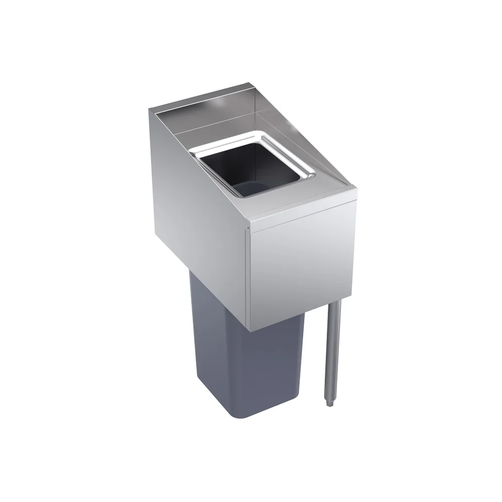 Krowne KR24-T14R 14" x 24" Lift-Up Front Door Royal Series Underbar Trash Station