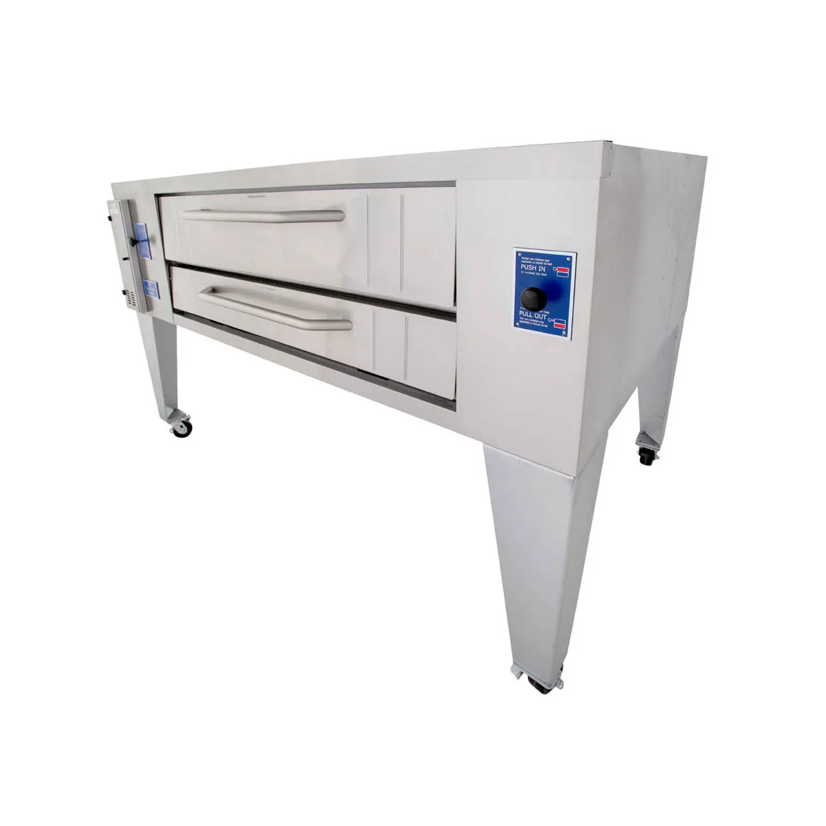 Bakers Pride Y-800BL 84" Single Deck Gas Pizza Oven