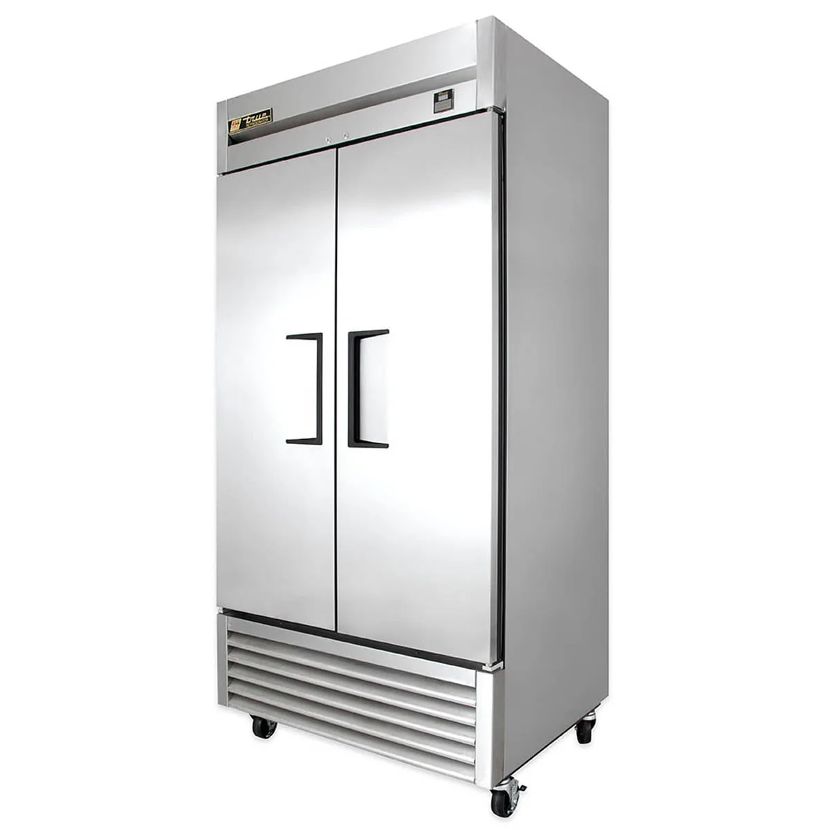 True TS-35-HC 40" 2-Section Reach-In Refrigerator w/ 2 Solid Doors, Bottom Mount, Stainless Steel