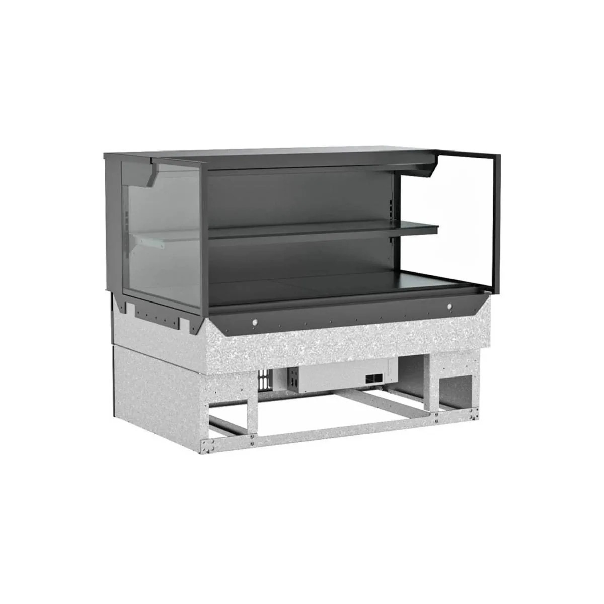 Structural Concepts NE4820DSSV 48" Reveal Self-Service Non-Refrigerated Slide In Counter Case