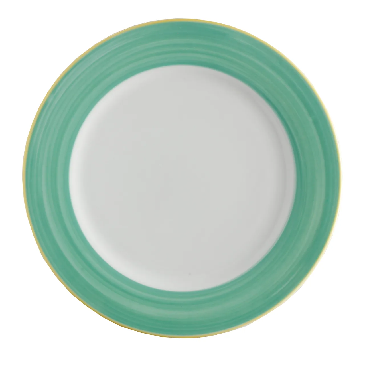 GET PA1603902912 Plate - 12¼" Porcelain Yellow Rolled Edge Microwave/Dishwasher Oven 380°F - Dozen