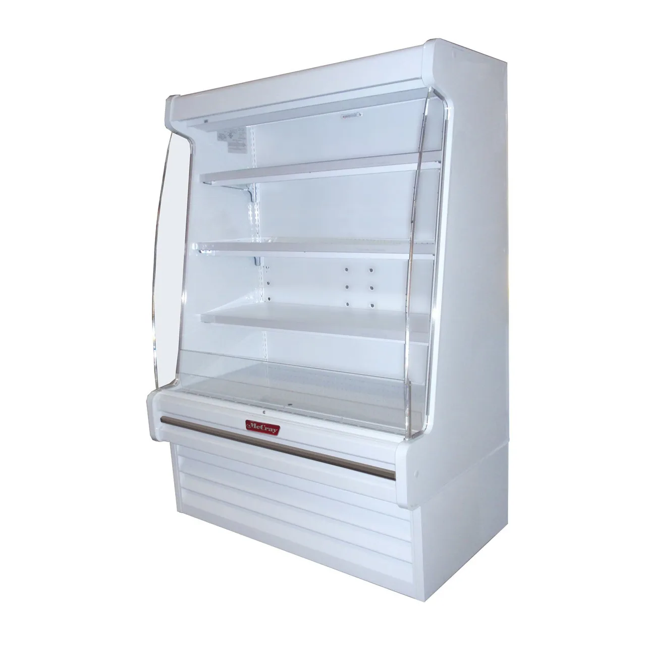 Howard-McCray R-OD30E-5-LED 63'' Vertical Dairy Open Air Merchandiser in White, Remote