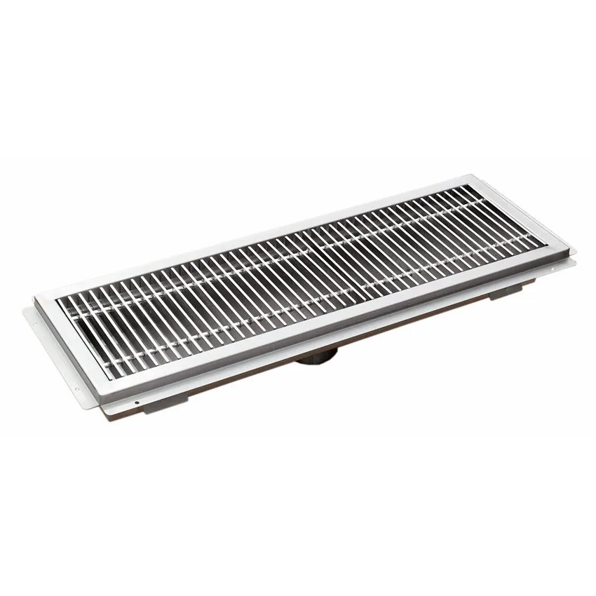 Omcan USA 44610 (44610) Floor Trough, 12" X 60", with Stainless Steel Grating