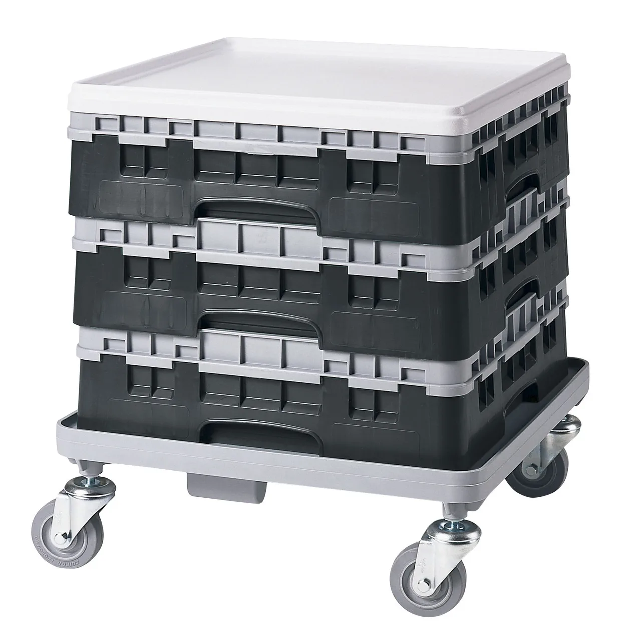 Cambro BR414110 Camrack Base Rack, Full Size, Black, Polypropylene, 19-3/4" x 19-3/4", 4-7/8" Inside Rack Height, NSF Certified