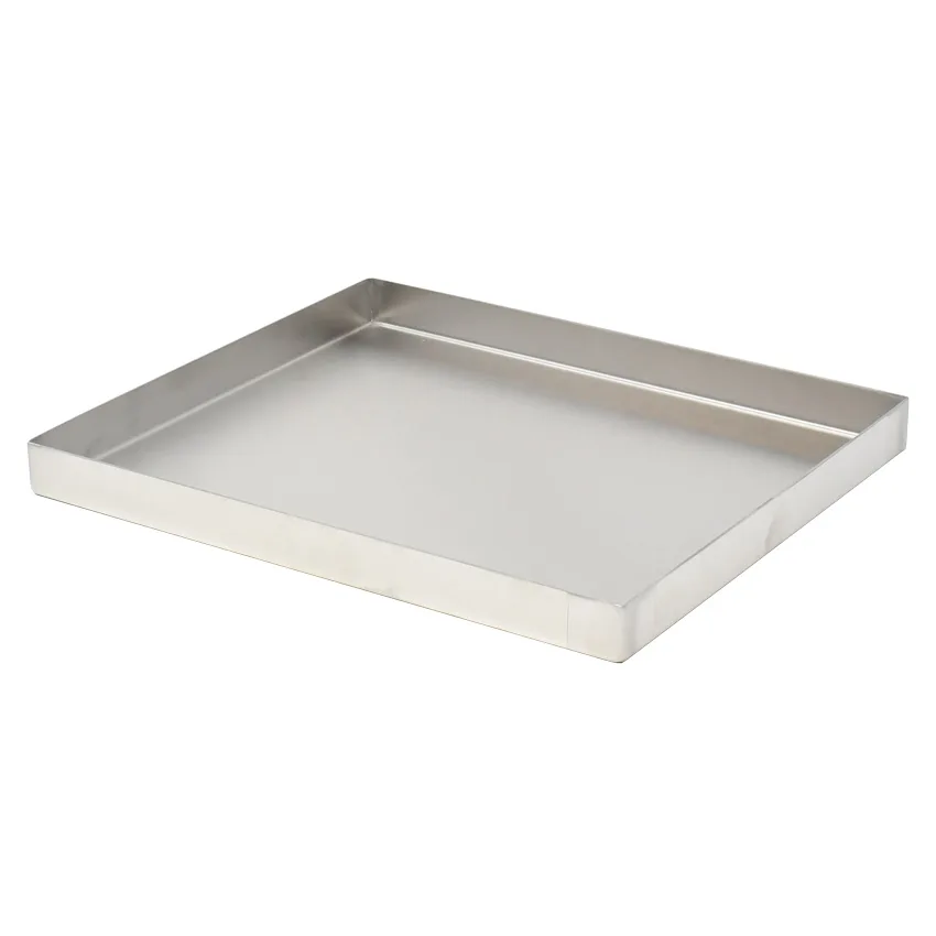 Omcan USA 43084 Stainless Steel Food Pan, 18" x 14" x 1" Deep, 1-Inch Depth, Kitchen Storage