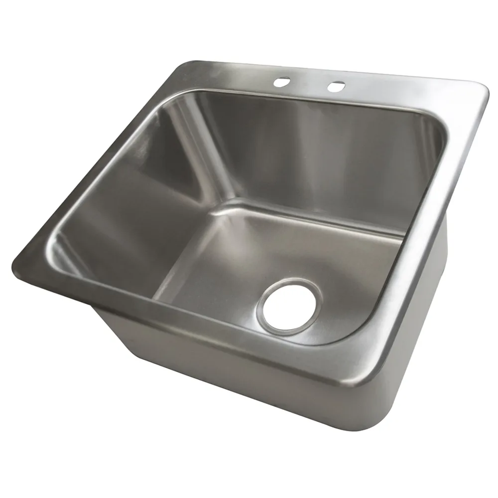 BK Resources DDI-20161224 Deep Drawn Drop-In Sink, One Compartment