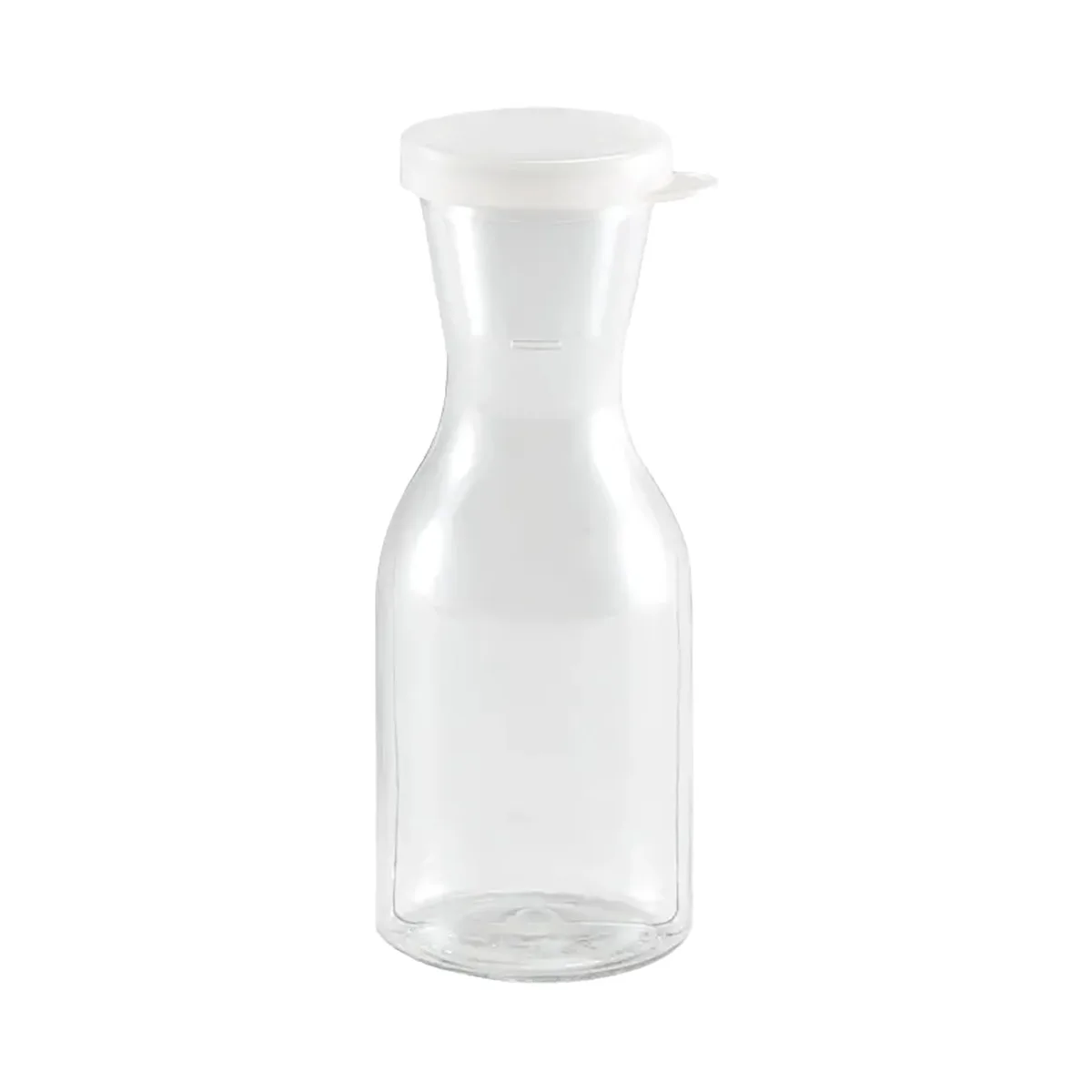 Cambro WW750135 Camliter With Flat Lid, 25.38 Oz (750 ml) Crystal Glass 24‑34 Oz Cap, Made in USA