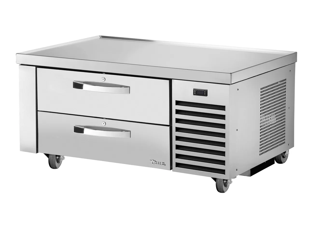 True TRCB-48-HC~SPEC3 48" 2 Drawers Refrigerated Chef Base, (4) 12" x 20" Pan Capacity