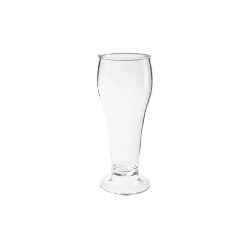 GET SW-1417-1-SAN-CL Pilsner Glass, 22 Oz Clear SAN Plastic, 3.25" Dia x 9" H, NSF - Dozen