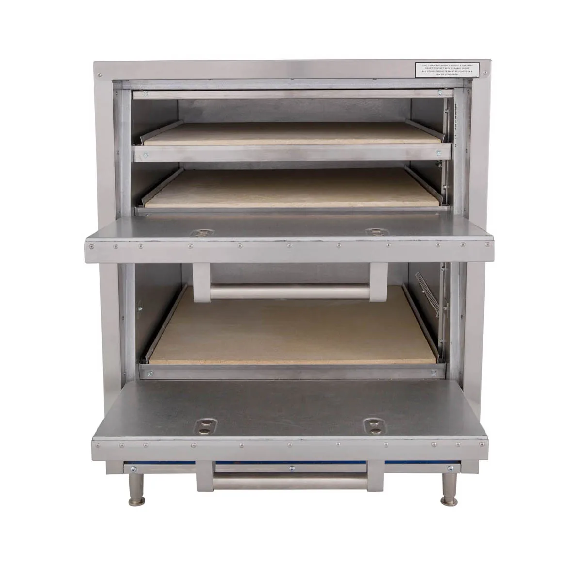 Bakers Pride P46-BL 26" Electric Countertop Pizza Bake Oven w/ 2 Decks, Thermostatic Controls