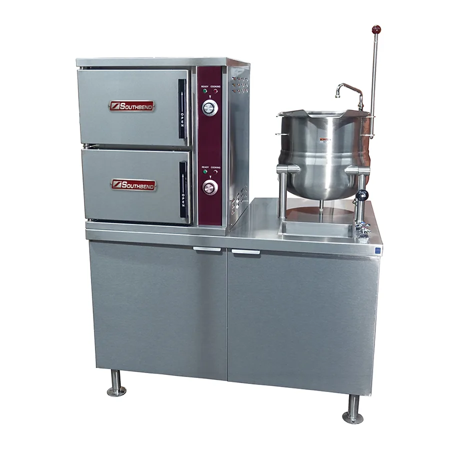 Southbend DCX-2S-6 Direct Steam Steamer Kettle Combination